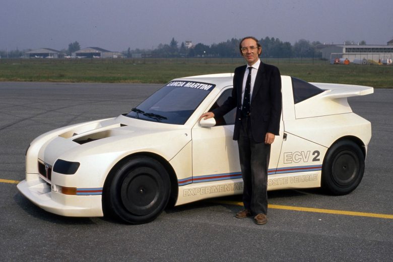 Test of Lancia Experimental Composite Vehicle ECV2 Torino (ITA) 01-01-1988
