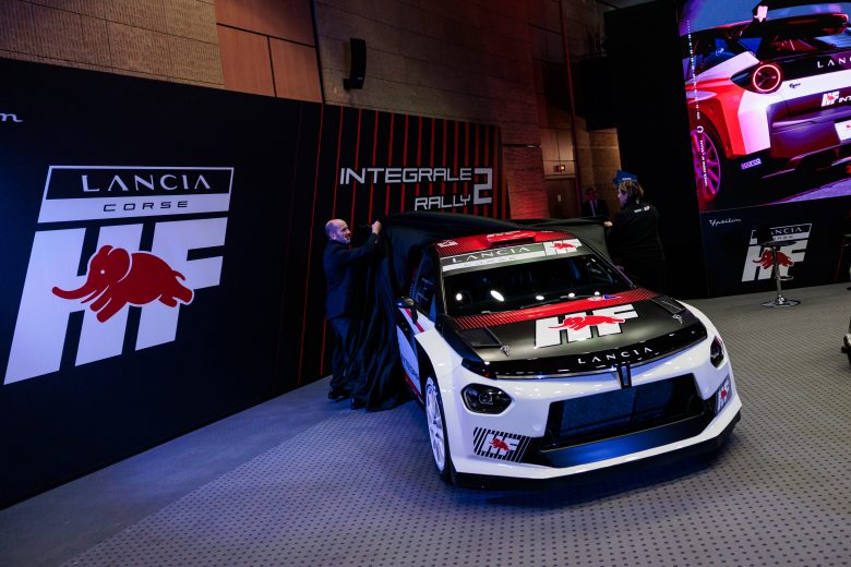 LANCIA WRC2 HF INTEGRALE LAUNCH IN SATORY