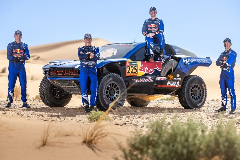 Carlos Sainz, Mattias Ekström, Nani Roma and Mitch Guthrie Jr