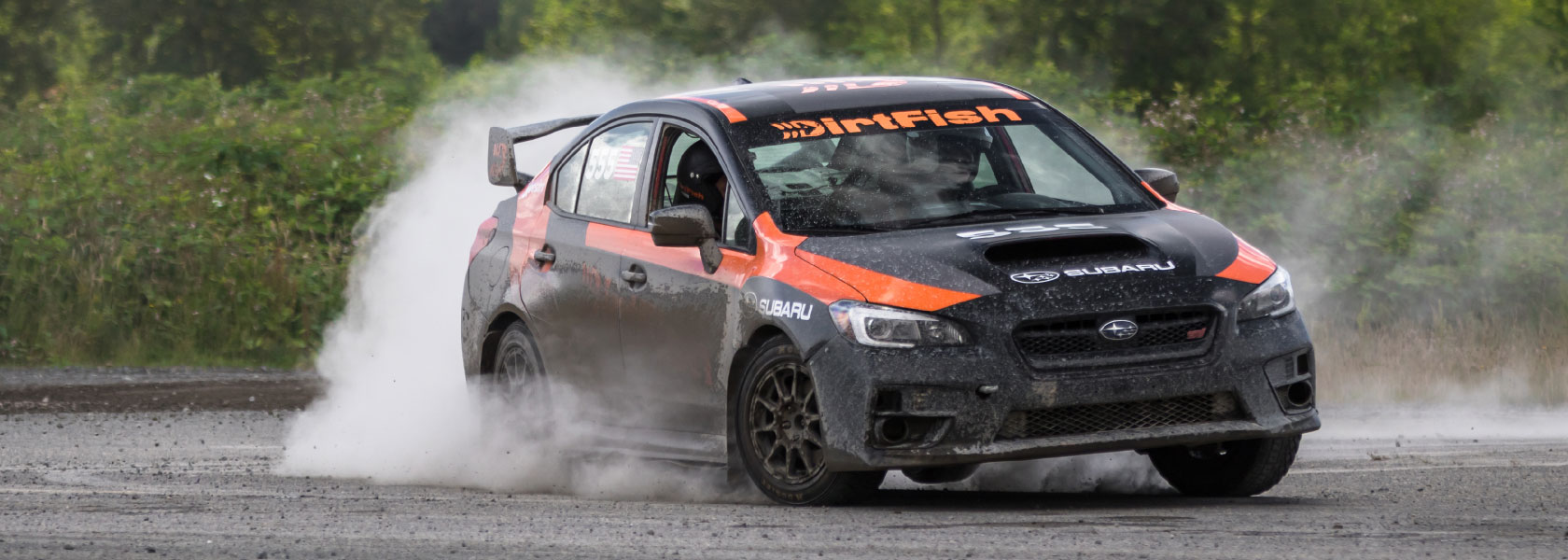 DirtFish rally school car